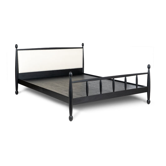 Archie Spindle Non Storage Bed (King, Queen)