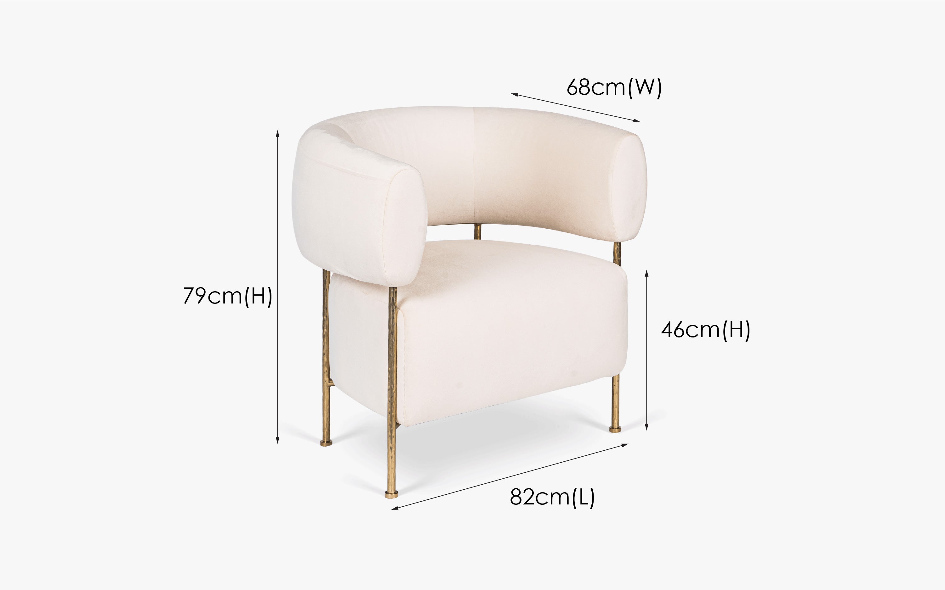 lounge chair dimensions.  lounge chair size. living room chair.