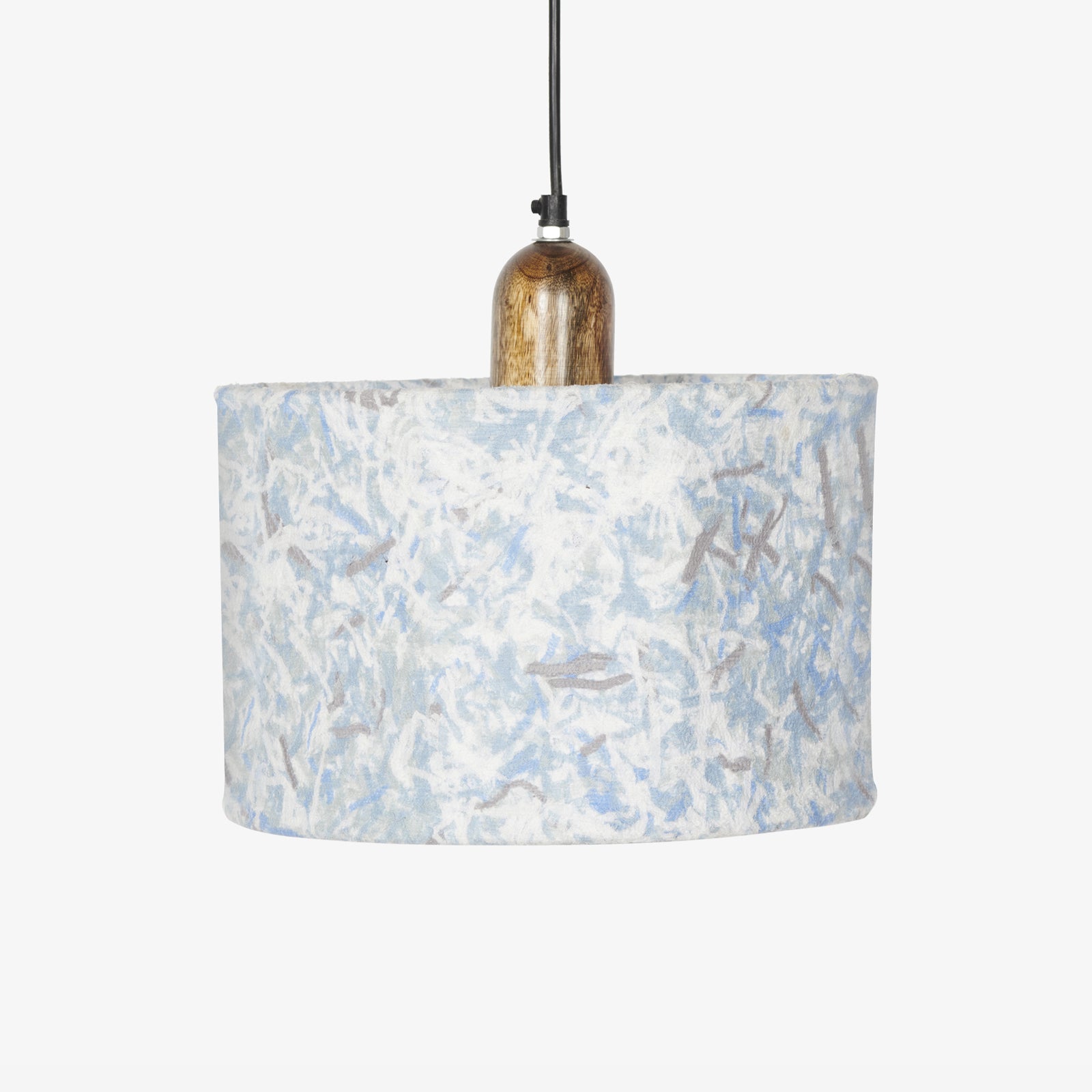 Flake Hanging Lamp Blue