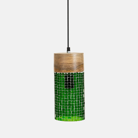 Freedom Tall Green Hanging Lamp