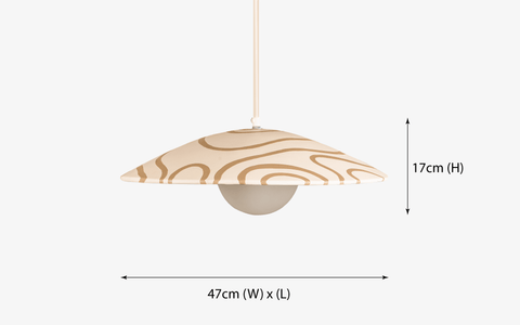 Kasa Pendant Hanging Lamp