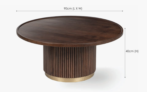 Kotaro Gold Coffee Table