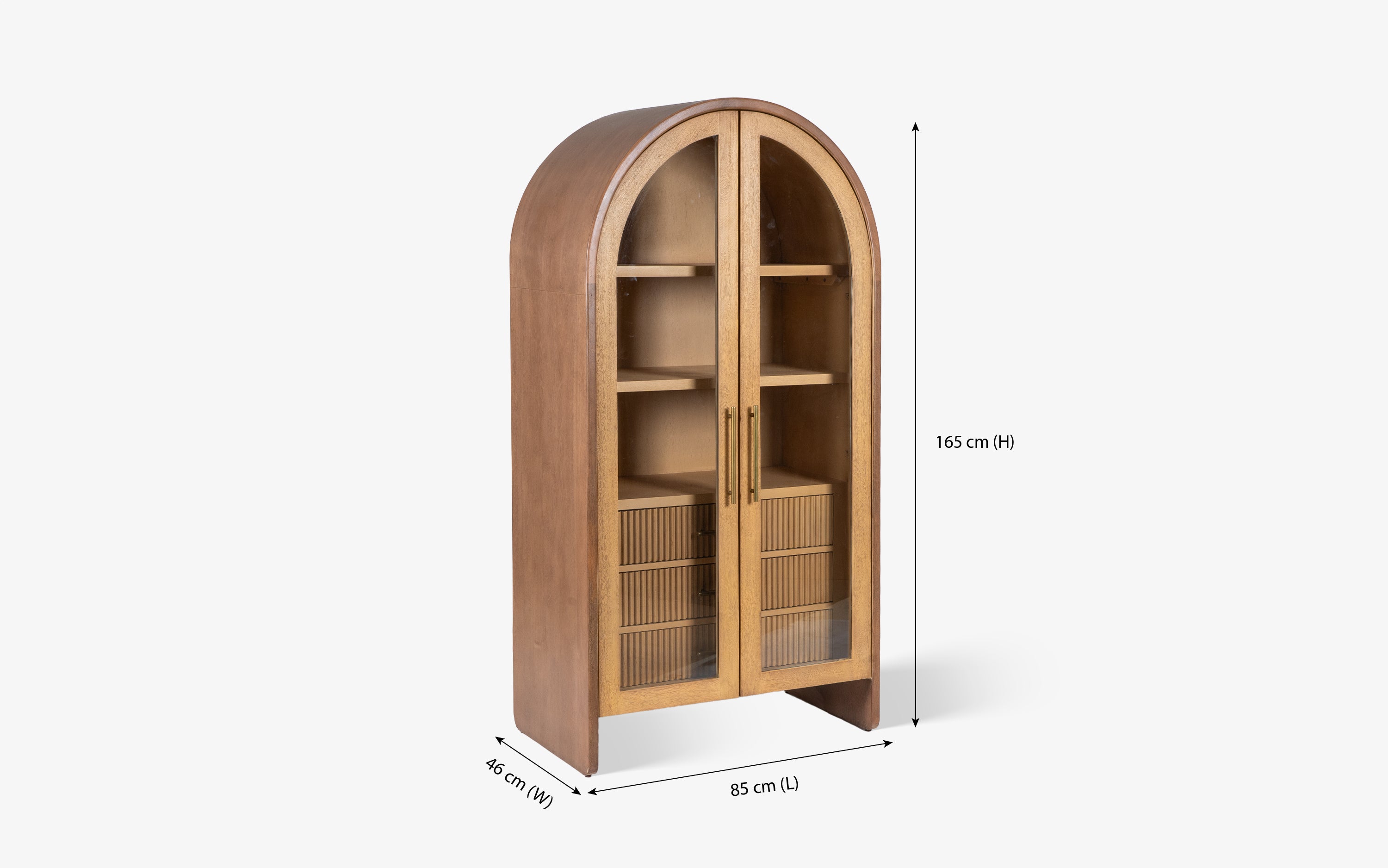 Linn Crockery Cabinet - with white background - Orange Tree