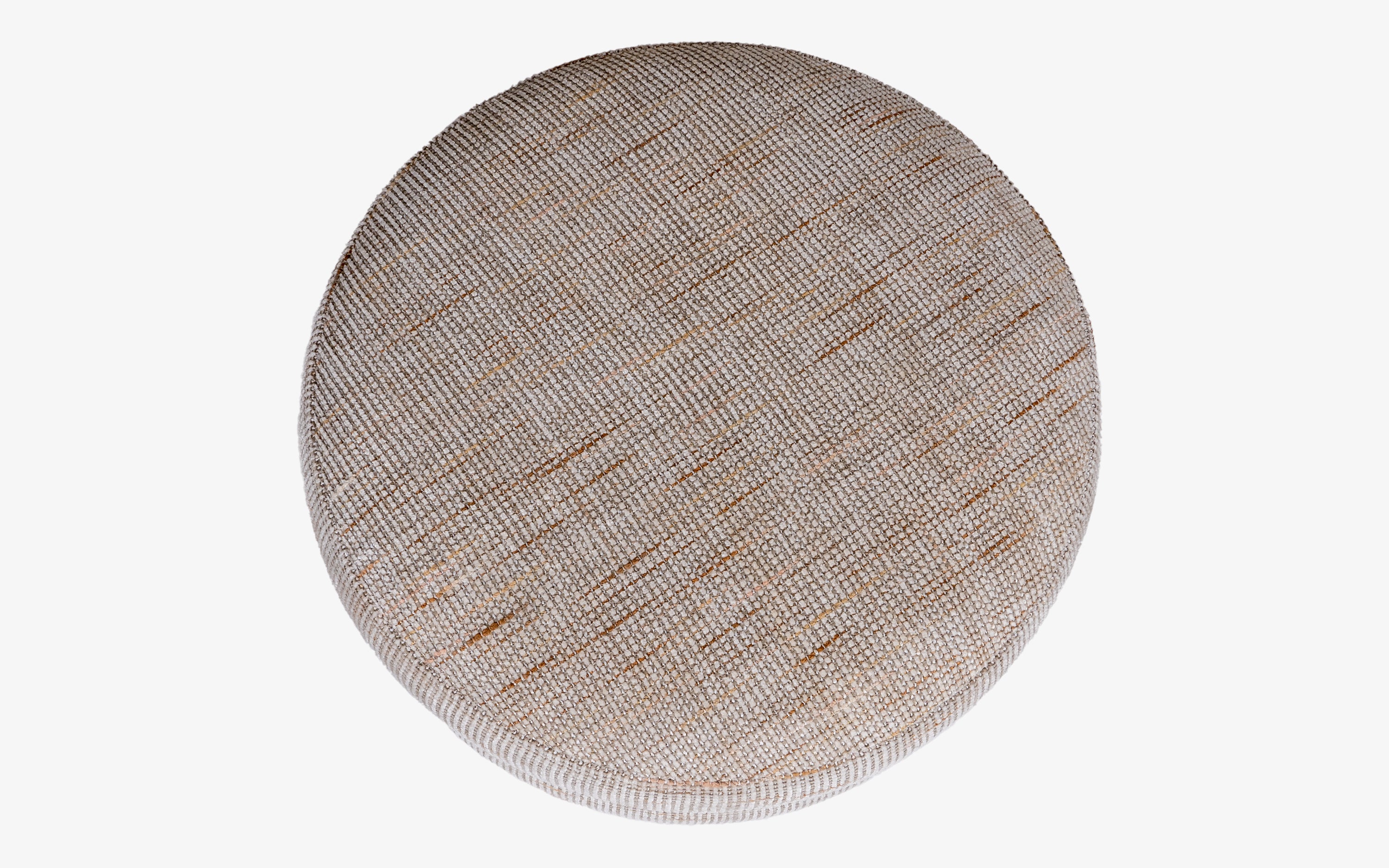 Saturn Pouf - Close shot - from right angle - Orange Tree