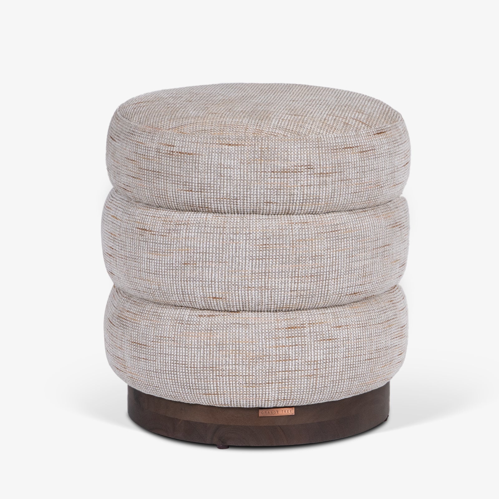 Saturn Pouf - Orange Tree