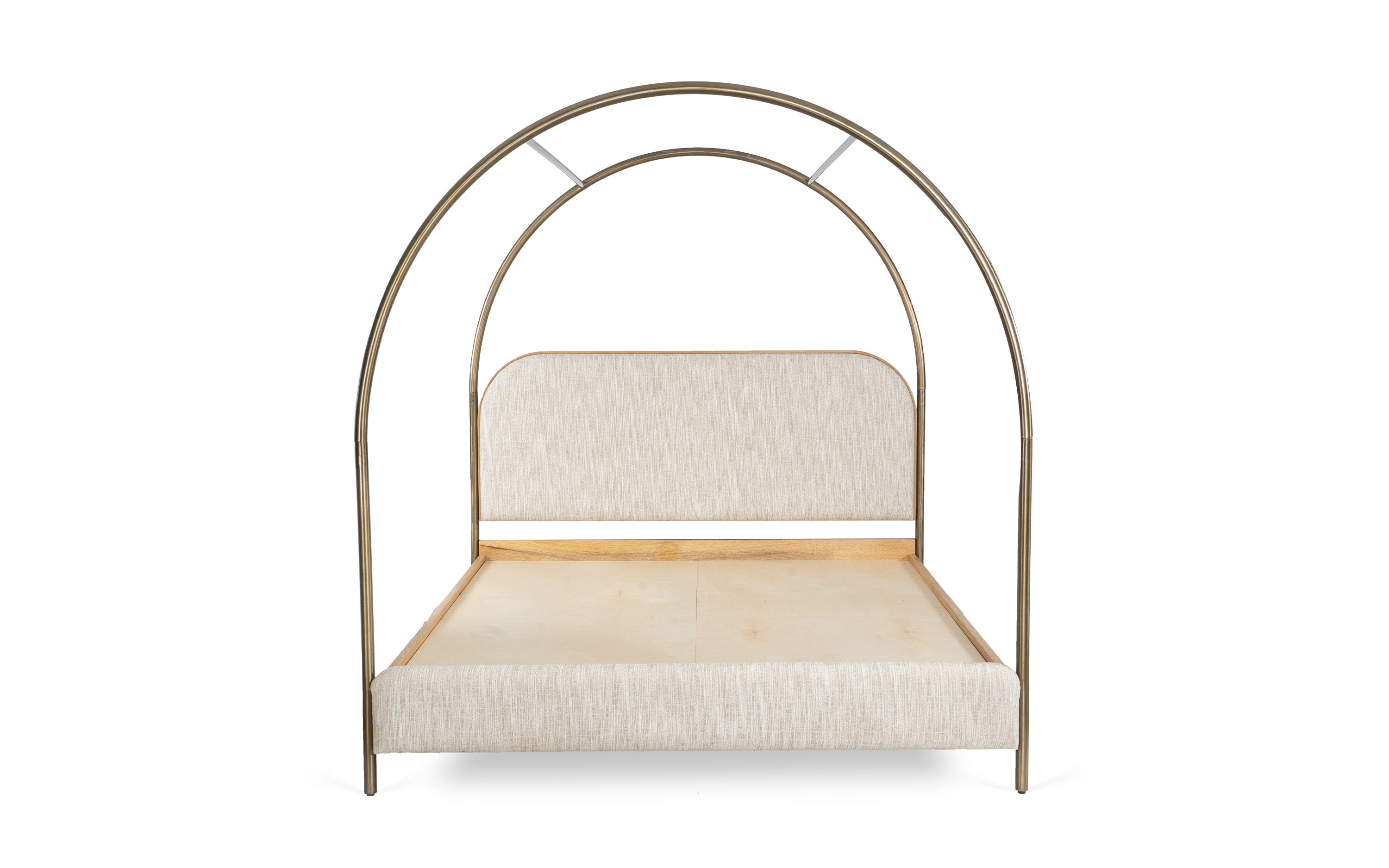 Solace Canopy Bed - Close shot - from left angle - Orange Tree