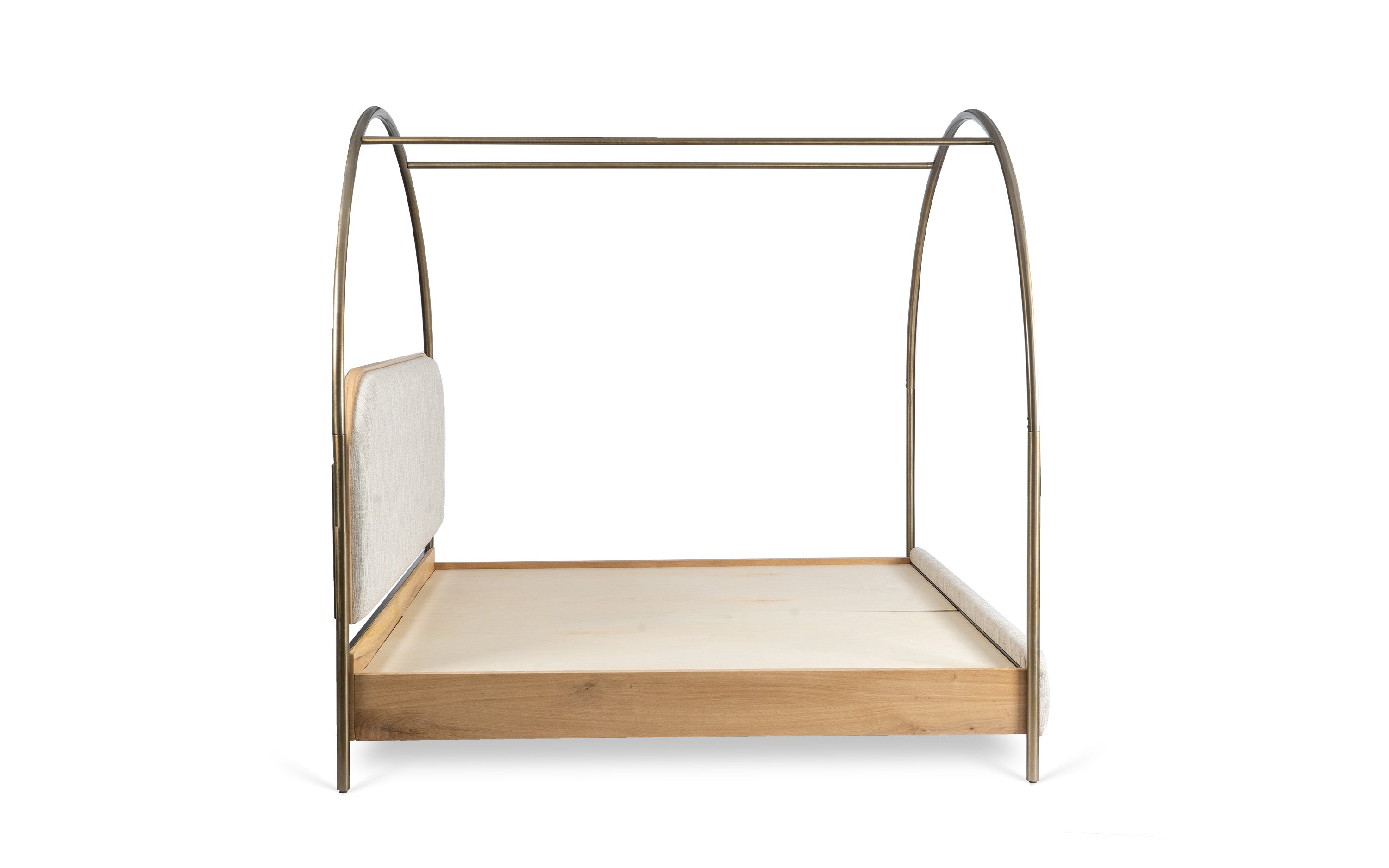 Solace Canopy Bed - Close shot - from upper angle - Orange Tree